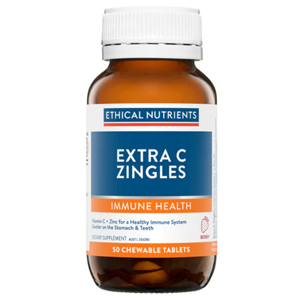 ETHICAL NUTRIENTS Extra C Zingles Berry 50 Tab