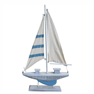 LA VIDA Sailing Boat Blue Stripe Small