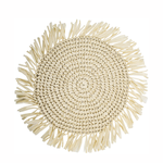 LA VIDA Placemat Raffia Bleach