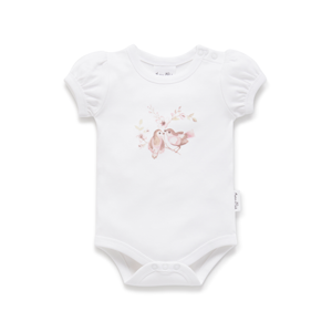 ASTER & OAK Blossom Print Puff Onesie