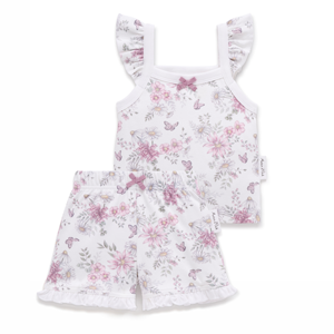 ASTER & OAK Daisy Floral Ruffle Set