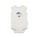 ASTER & OAK Orca Print Singlet Onesie