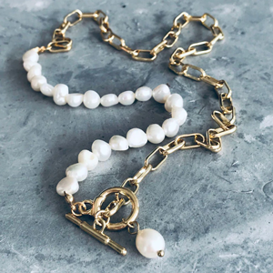 TWIGG Necklace Ada Gold Pearl