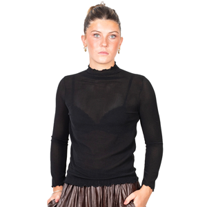 ANTLER Luxe Layer Grid Black Top