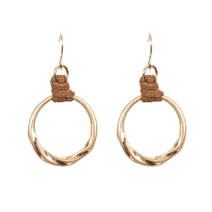 ANTLER Earrings Gini Gold