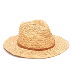 ANTLER Hat Natural Woven Fedora