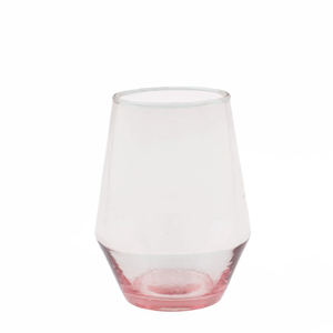 BIANCA LORENNE Stemless Wine Glass Rose Set/4