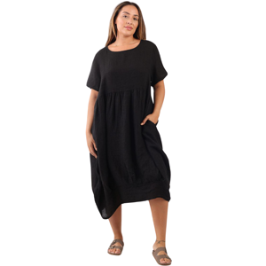 BEAU Mila Linen Dress Black