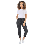 BEAU Italian Cargo Trousers Charcoal