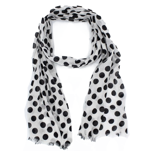 BEAU Scarf Ebony Spotted
