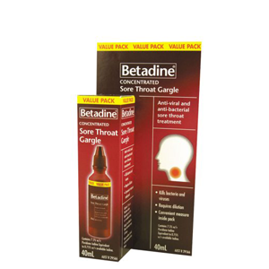 BETADINE Sore Throat Gargle 40ml