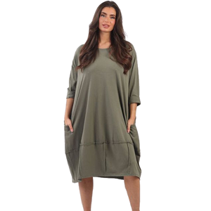 BEAU Billie Panel Dress Khaki