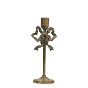 FRENCH COUNTRY Bow Design Candleholder Med