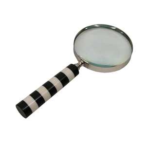 LE FORGE Brass Magnifying Glass Stripes