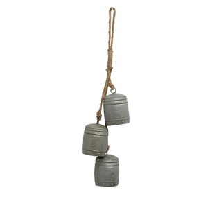 FRENCH COUNTRY Cow Bell On a Rope Bunch 3