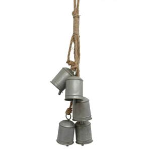 FRENCH COUNTRY Cow Bell on a Rope Bunch 5