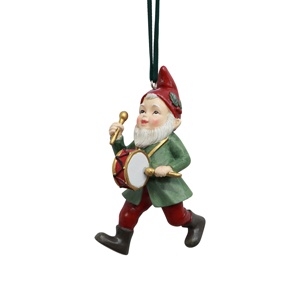 FRENCH COUNTRY Vintage Elf Playing Drum