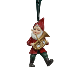 FRENCH COUNTRY Vintage Elf Playing Saxophone