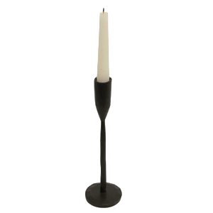 FRENCH COUNTRY Dax Black Candleholder Medium