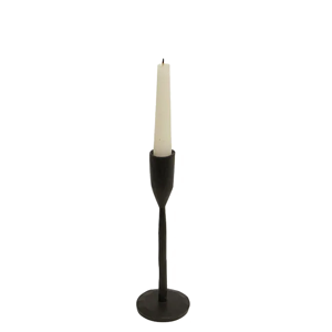 FRENCH COUNTRY Dax Black Candleholder Small