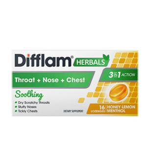 DIFFLAM Loz Herbals Honey Lemon Menthol 16s