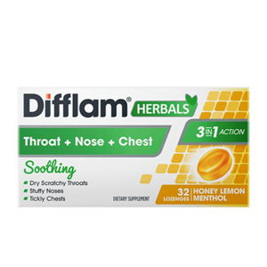 DIFFLAM Loz Herbals Honey Lemon Menthol 32s