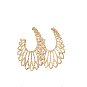 STELLA & GEMMA Earrings Filigree Gold Hoop