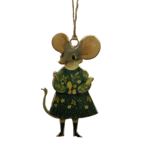 FRENCH COUNTRY Edna Forest Green Hanging Mouse