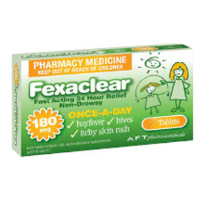 FEXACLEAR Tablet 180mg 10pk