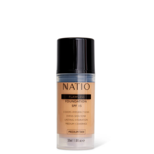 NATIO Flawless Foundation SPF15 Med Tan