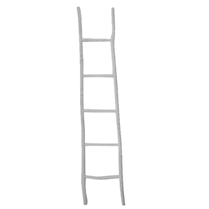 FRENCH COUNTRY White Decorative Ladder