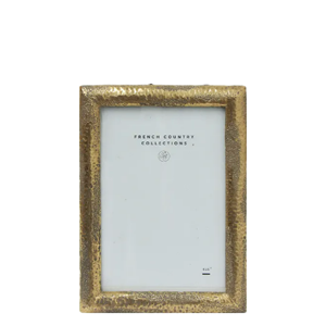 FRENCH COUNTRY Hammered Gold Photo Frame 4x6