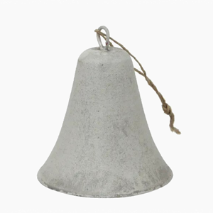 FRENCH COUNTRY Bell Medium Ash Grey Hanging