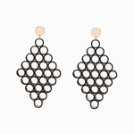 ANTLER Earrings Honeycomb
