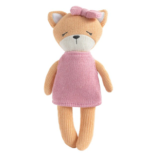 LIVING TEXTILES Knitted Animal Toy Fankie The Fox