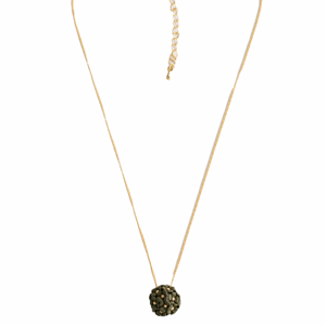 STELLA & GEMMA Necklace Large Ball Flower Olive