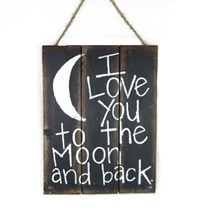 VOODOO Sign I Love You To The Moon & Back