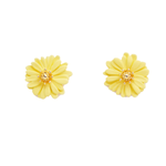 STELLA & GEMMA Earrings Flower Light Yellow