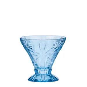 MAYTIME Palm Cocktail Glasses Blue Set/4