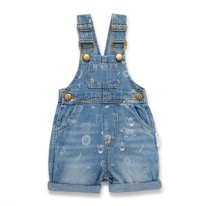 ASTER & OAK Mid Denim Safari Overalls