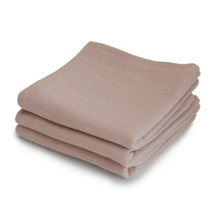 MUSHIE Muslin Cloth Natural Pack/3