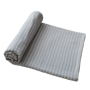 MUSHIE Swaddle Blue Striped