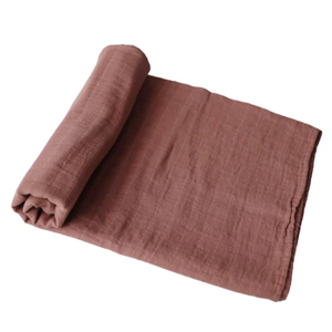 MUSHIE Swaddle Cognac