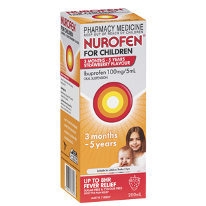 NUROFEN Child Liquid 3 months-5years Strawberry 200ml