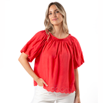 STELLA & GEMMA Blouse Paros Red