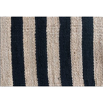 POTTED Doormat Jute Black Stripe