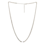 STELLA & GEMMA Necklace Chain With Crystal Silver
