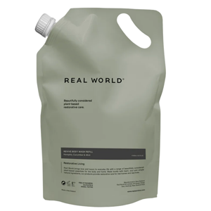 REAL WORLD Revive Body Wash Refill Horopito, Cucumber & Mint 1000ml