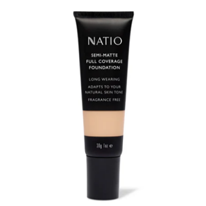 NATIO Semi-Matte Full Coverage Foundation Chai 40g