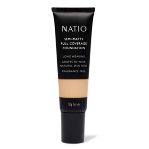 NATIO Semi-Matte Full Coverage Foundation Nutmeg 40g